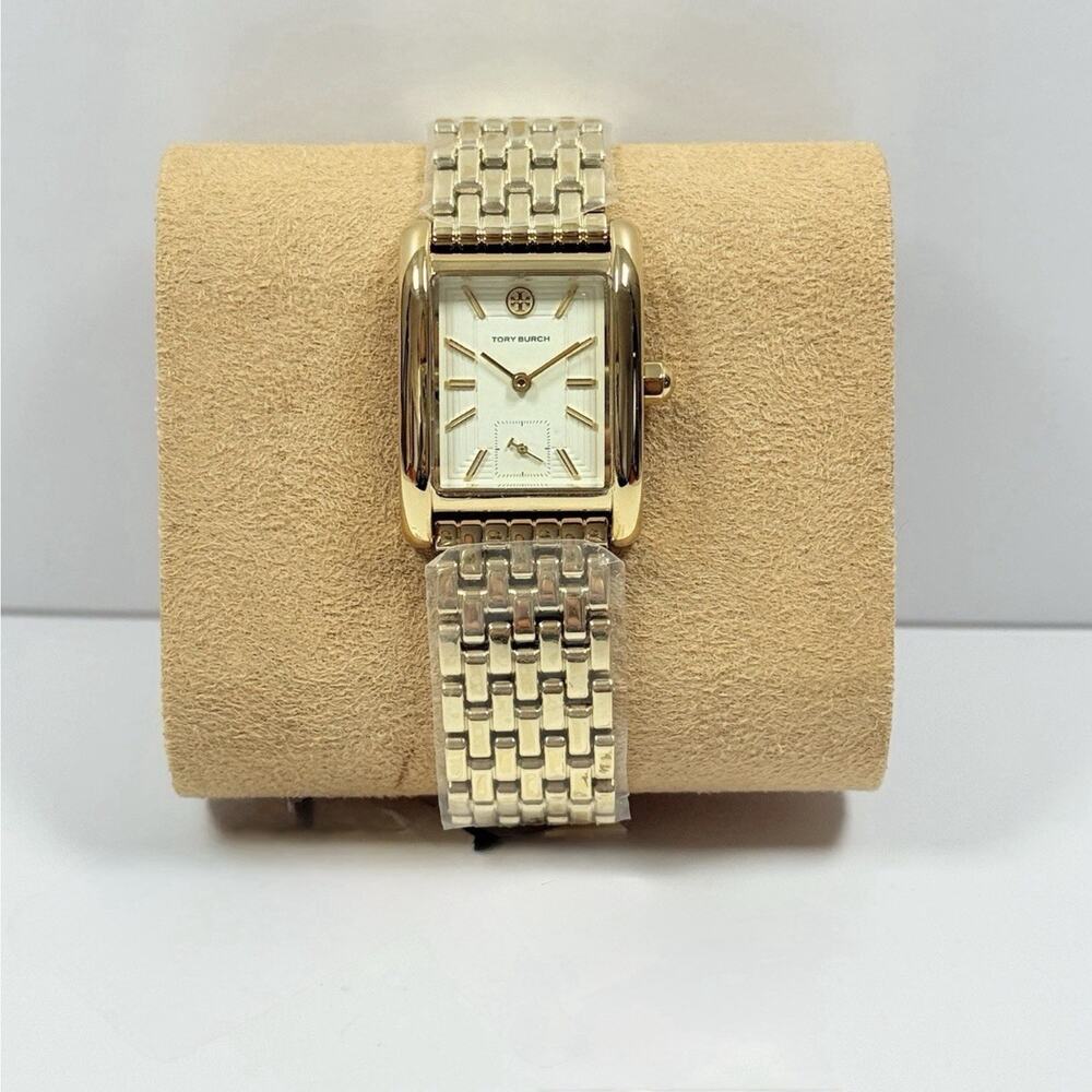 Tory Burch Eleanor TBW1060 Cream Dial Gold Tone Bracelet Women’s Watch